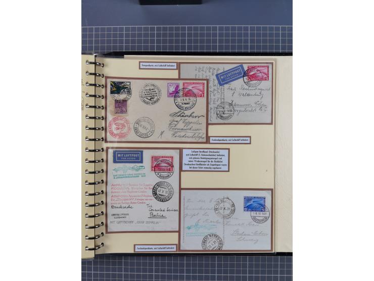 1923/45, umfangreiche Sammlung mit über 1000 Briefen und Karten mit besseren EF- und Mehrfachfrankaturen, vielen R-Briefen, v