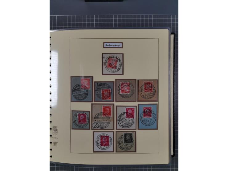 1923/45, umfangreiche Sammlung mit über 1000 Briefen und Karten mit besseren EF- und Mehrfachfrankaturen, vielen R-Briefen, v