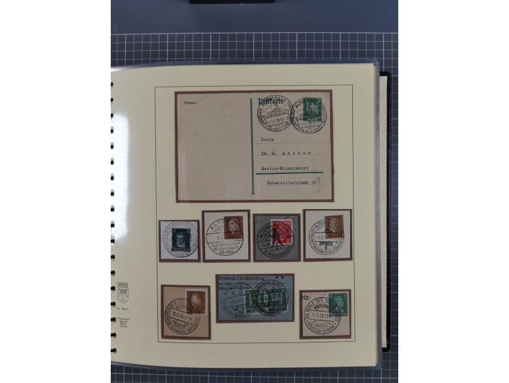 1923/45, umfangreiche Sammlung mit über 1000 Briefen und Karten mit besseren EF- und Mehrfachfrankaturen, vielen R-Briefen, v