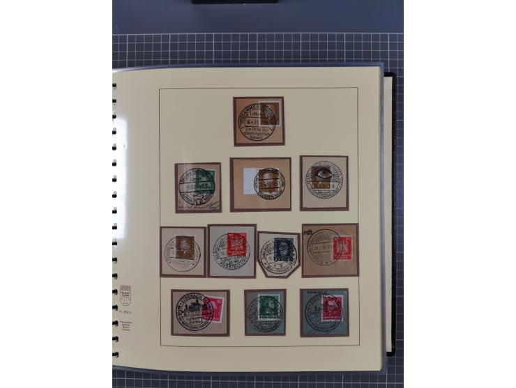 1923/45, umfangreiche Sammlung mit über 1000 Briefen und Karten mit besseren EF- und Mehrfachfrankaturen, vielen R-Briefen, v