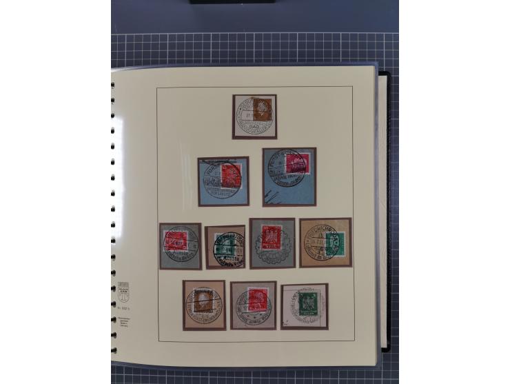 1923/45, umfangreiche Sammlung mit über 1000 Briefen und Karten mit besseren EF- und Mehrfachfrankaturen, vielen R-Briefen, v