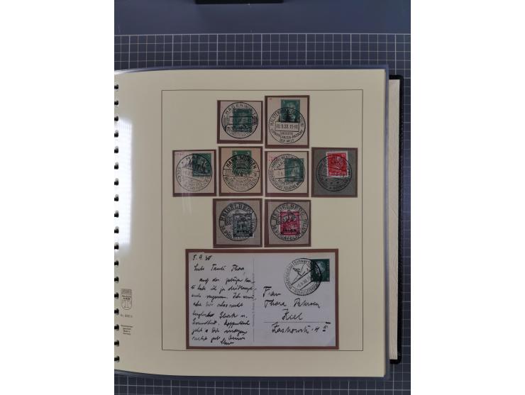 1923/45, umfangreiche Sammlung mit über 1000 Briefen und Karten mit besseren EF- und Mehrfachfrankaturen, vielen R-Briefen, v