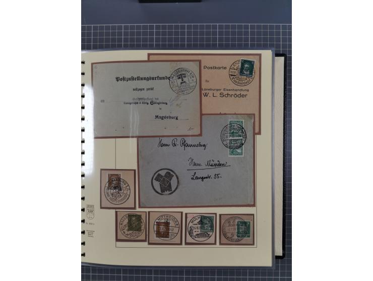 1923/45, umfangreiche Sammlung mit über 1000 Briefen und Karten mit besseren EF- und Mehrfachfrankaturen, vielen R-Briefen, v