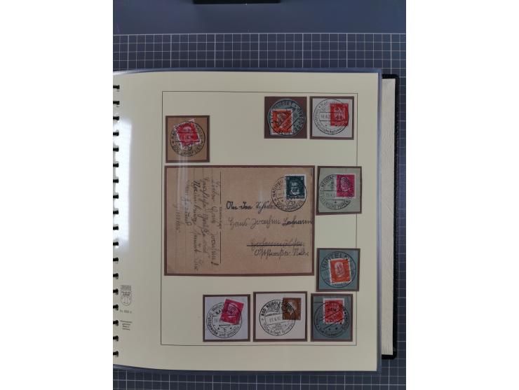 1923/45, umfangreiche Sammlung mit über 1000 Briefen und Karten mit besseren EF- und Mehrfachfrankaturen, vielen R-Briefen, v