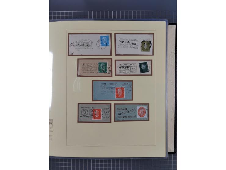 1923/45, umfangreiche Sammlung mit über 1000 Briefen und Karten mit besseren EF- und Mehrfachfrankaturen, vielen R-Briefen, v