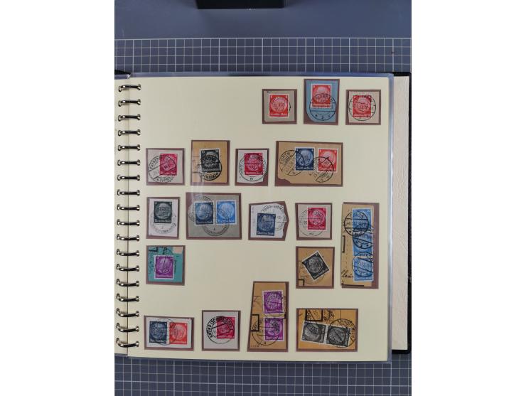 1923/45, umfangreiche Sammlung mit über 1000 Briefen und Karten mit besseren EF- und Mehrfachfrankaturen, vielen R-Briefen, v