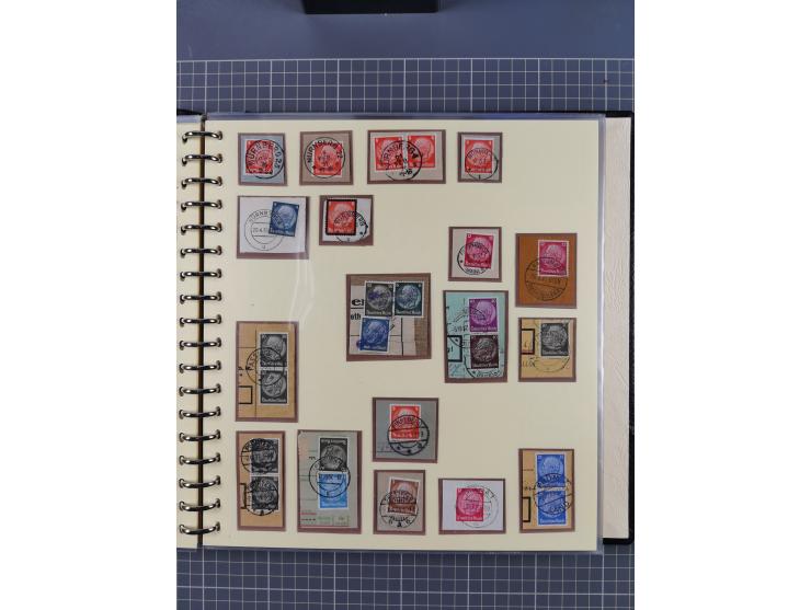 1923/45, umfangreiche Sammlung mit über 1000 Briefen und Karten mit besseren EF- und Mehrfachfrankaturen, vielen R-Briefen, v