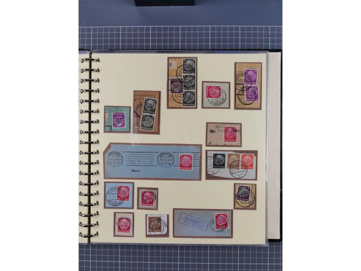 1923/45, umfangreiche Sammlung mit über 1000 Briefen und Karten mit besseren EF- und Mehrfachfrankaturen, vielen R-Briefen, v