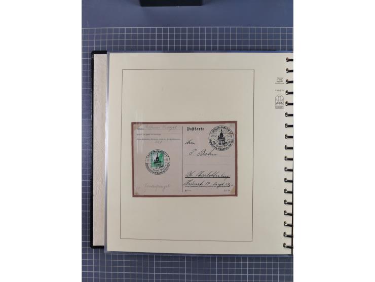 1923/45, umfangreiche Sammlung mit über 1000 Briefen und Karten mit besseren EF- und Mehrfachfrankaturen, vielen R-Briefen, v