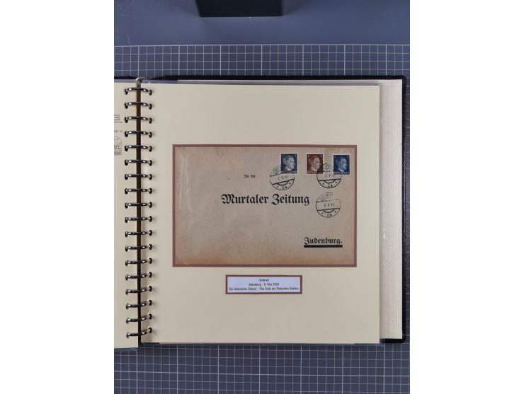 1923/45, umfangreiche Sammlung mit über 1000 Briefen und Karten mit besseren EF- und Mehrfachfrankaturen, vielen R-Briefen, v