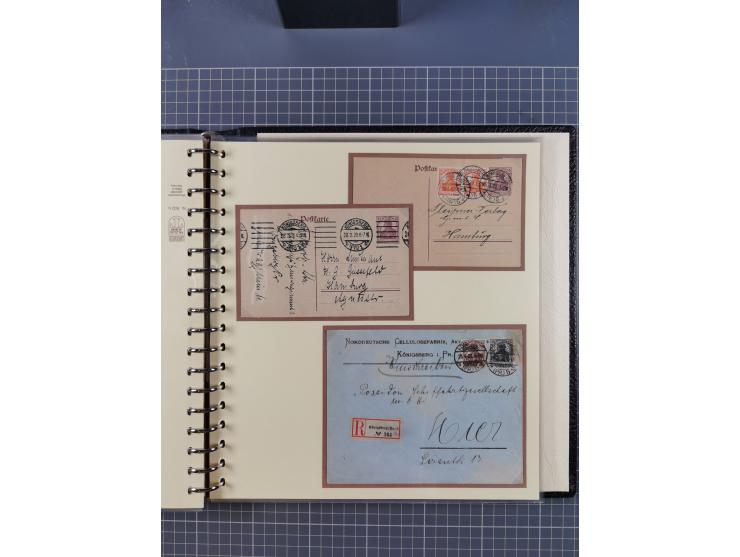 1875/45, umfangreiche Sammlung mit einigen hundert Briefen, Karten und Ganzsachen sowie einigen Briefstücken und losen Marken