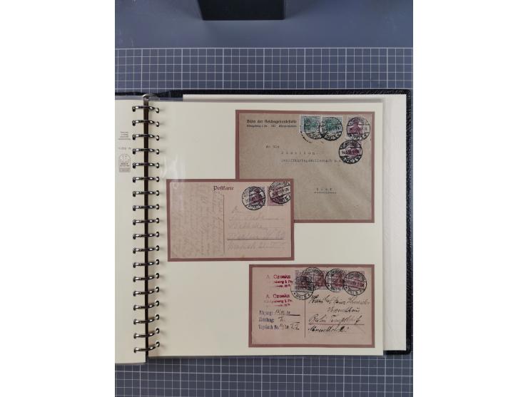 1875/45, umfangreiche Sammlung mit einigen hundert Briefen, Karten und Ganzsachen sowie einigen Briefstücken und losen Marken