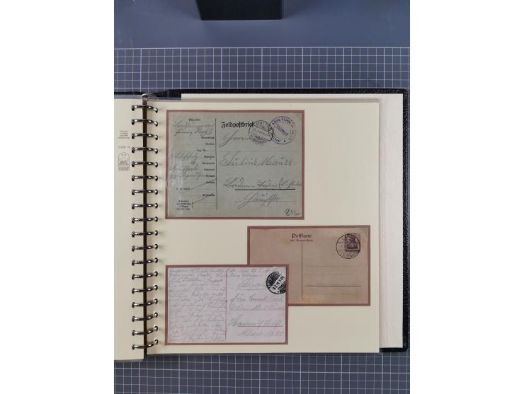 1875/45, umfangreiche Sammlung mit einigen hundert Briefen, Karten und Ganzsachen sowie einigen Briefstücken und losen Marken