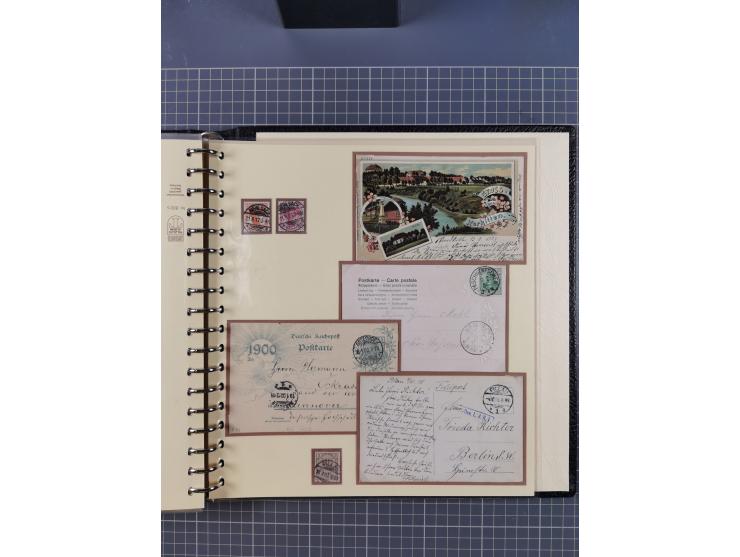 1875/45, umfangreiche Sammlung mit einigen hundert Briefen, Karten und Ganzsachen sowie einigen Briefstücken und losen Marken