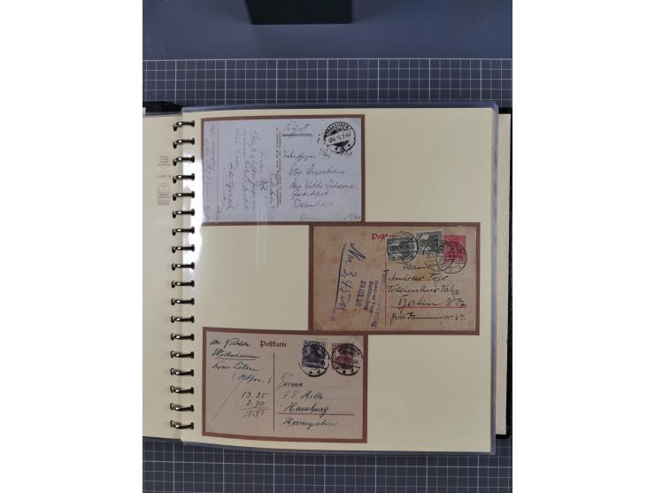 1875/45, umfangreiche Sammlung mit einigen hundert Briefen, Karten und Ganzsachen sowie einigen Briefstücken und losen Marken