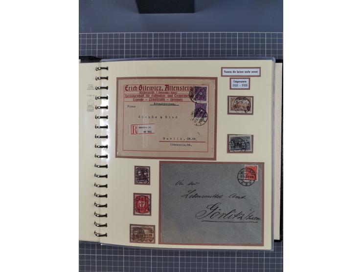 1875/45, umfangreiche Sammlung mit einigen hundert Briefen, Karten und Ganzsachen sowie einigen Briefstücken und losen Marken