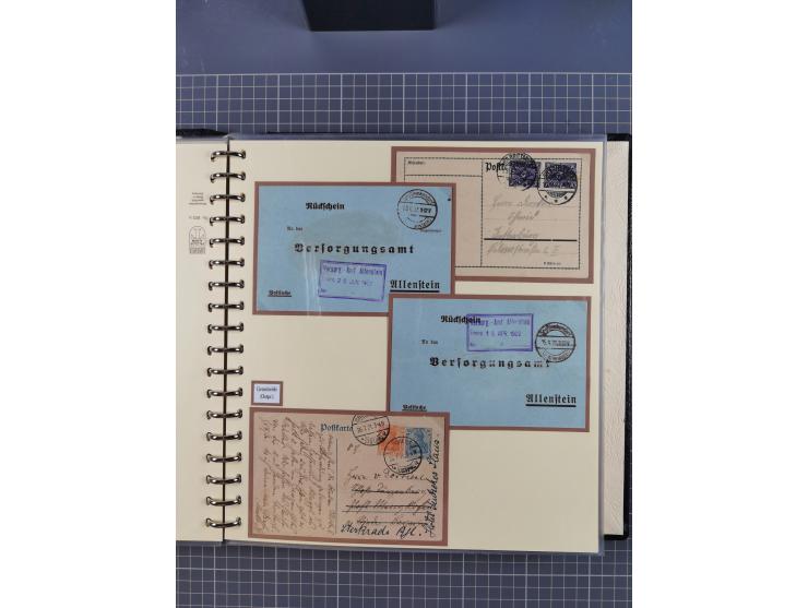 1875/45, umfangreiche Sammlung mit einigen hundert Briefen, Karten und Ganzsachen sowie einigen Briefstücken und losen Marken