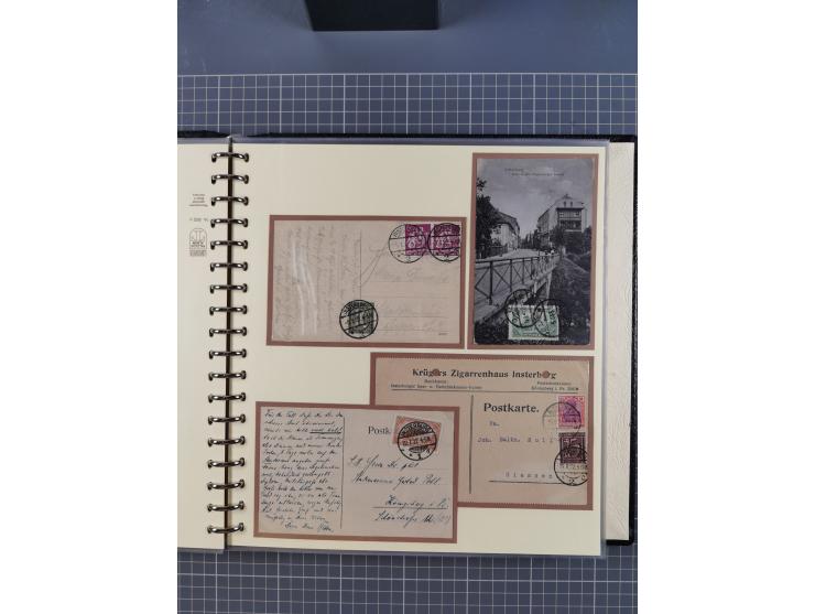 1875/45, umfangreiche Sammlung mit einigen hundert Briefen, Karten und Ganzsachen sowie einigen Briefstücken und losen Marken