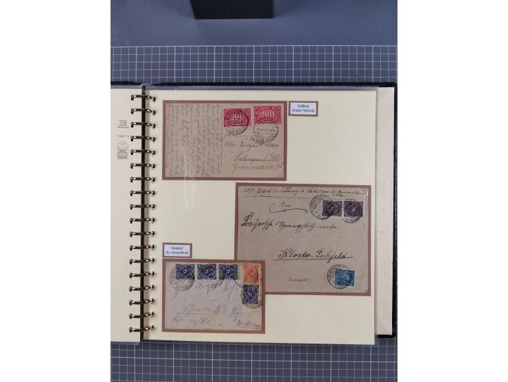 1875/45, umfangreiche Sammlung mit einigen hundert Briefen, Karten und Ganzsachen sowie einigen Briefstücken und losen Marken