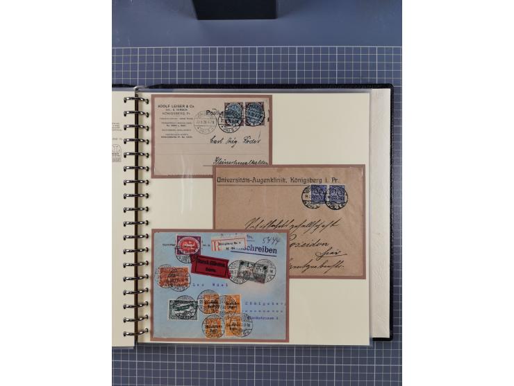 1875/45, umfangreiche Sammlung mit einigen hundert Briefen, Karten und Ganzsachen sowie einigen Briefstücken und losen Marken