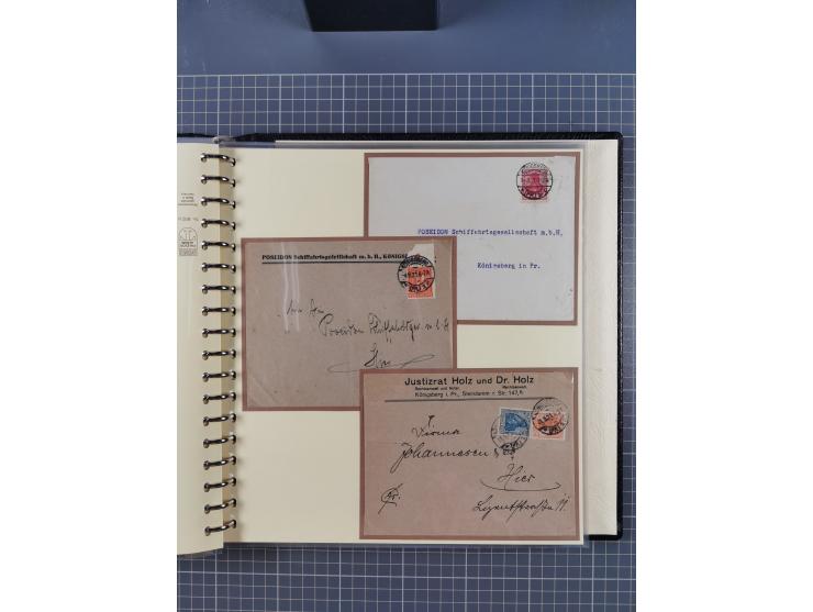 1875/45, umfangreiche Sammlung mit einigen hundert Briefen, Karten und Ganzsachen sowie einigen Briefstücken und losen Marken