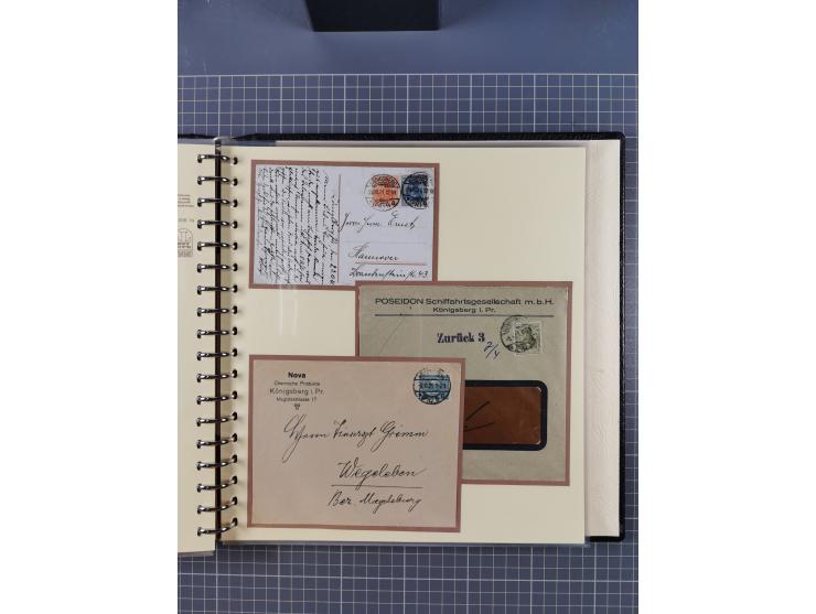 1875/45, umfangreiche Sammlung mit einigen hundert Briefen, Karten und Ganzsachen sowie einigen Briefstücken und losen Marken