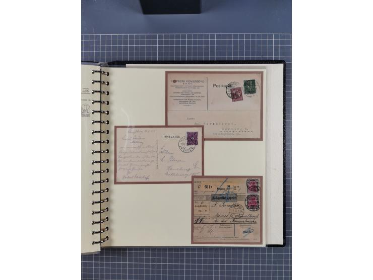 1875/45, umfangreiche Sammlung mit einigen hundert Briefen, Karten und Ganzsachen sowie einigen Briefstücken und losen Marken