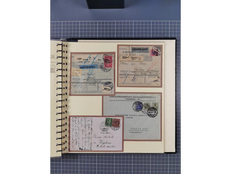 1875/45, umfangreiche Sammlung mit einigen hundert Briefen, Karten und Ganzsachen sowie einigen Briefstücken und losen Marken