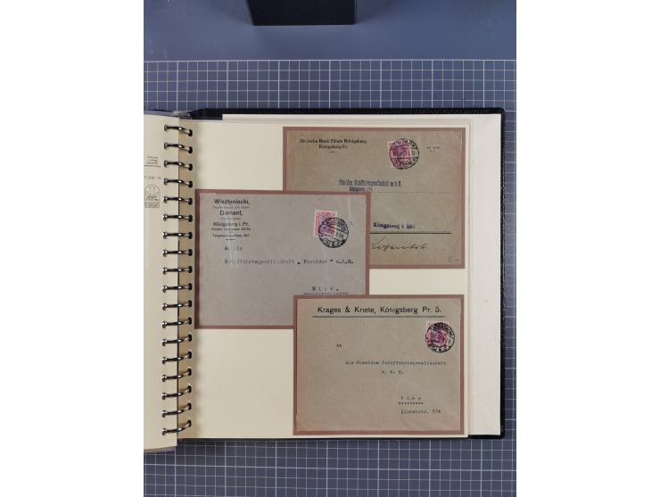 1875/45, umfangreiche Sammlung mit einigen hundert Briefen, Karten und Ganzsachen sowie einigen Briefstücken und losen Marken