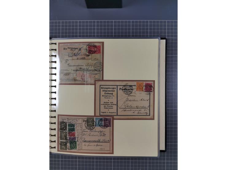 1875/45, umfangreiche Sammlung mit einigen hundert Briefen, Karten und Ganzsachen sowie einigen Briefstücken und losen Marken