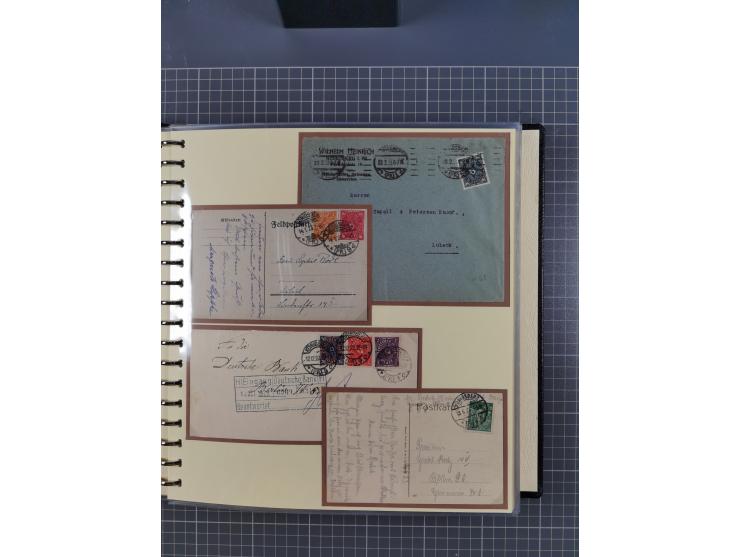 1875/45, umfangreiche Sammlung mit einigen hundert Briefen, Karten und Ganzsachen sowie einigen Briefstücken und losen Marken