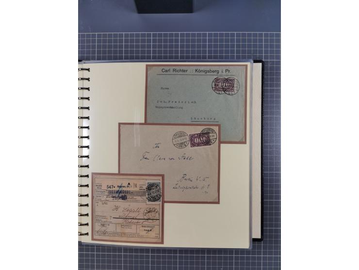 1875/45, umfangreiche Sammlung mit einigen hundert Briefen, Karten und Ganzsachen sowie einigen Briefstücken und losen Marken