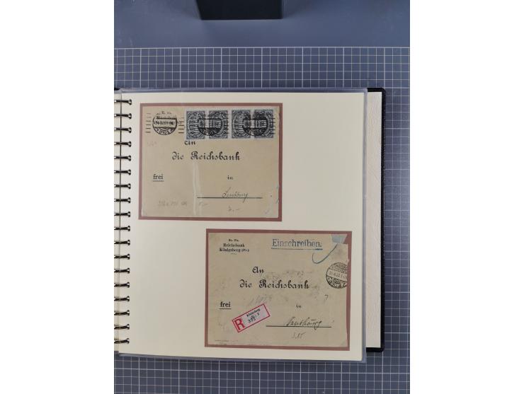 1875/45, umfangreiche Sammlung mit einigen hundert Briefen, Karten und Ganzsachen sowie einigen Briefstücken und losen Marken