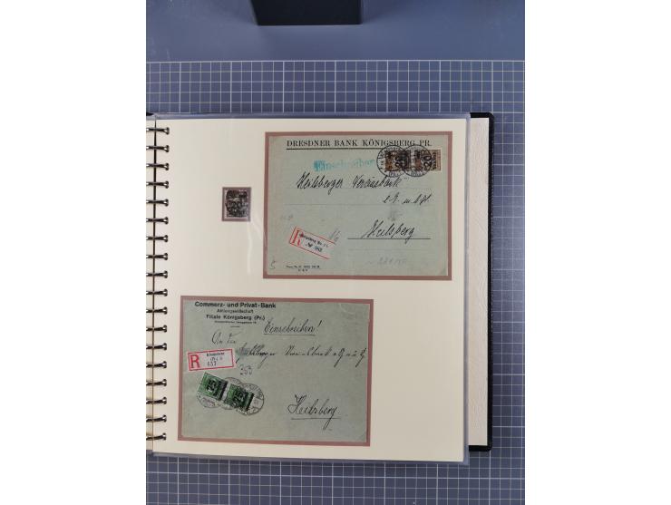 1875/45, umfangreiche Sammlung mit einigen hundert Briefen, Karten und Ganzsachen sowie einigen Briefstücken und losen Marken