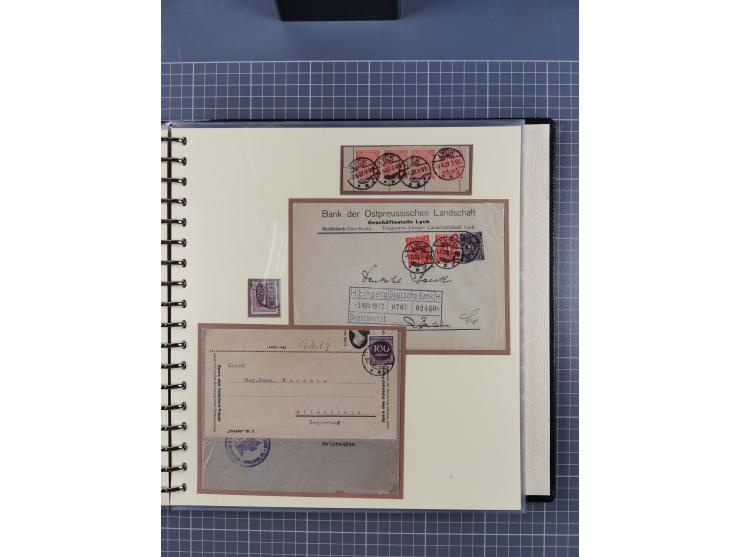 1875/45, umfangreiche Sammlung mit einigen hundert Briefen, Karten und Ganzsachen sowie einigen Briefstücken und losen Marken