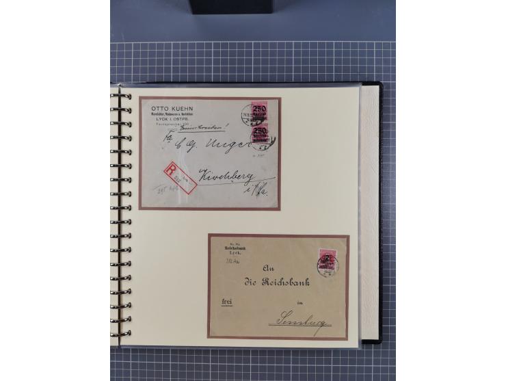 1875/45, umfangreiche Sammlung mit einigen hundert Briefen, Karten und Ganzsachen sowie einigen Briefstücken und losen Marken