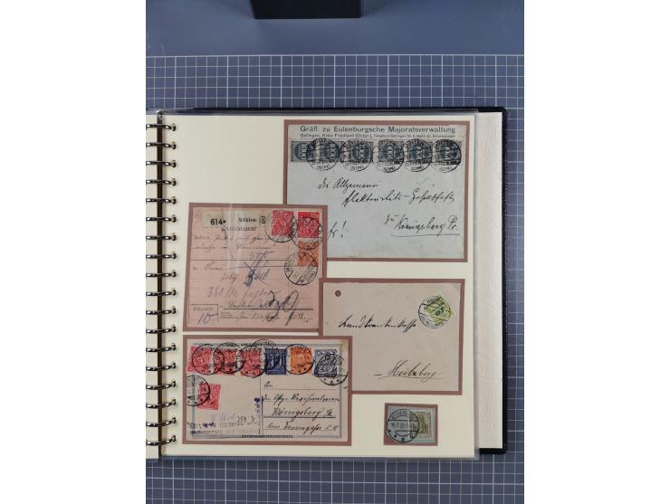 1875/45, umfangreiche Sammlung mit einigen hundert Briefen, Karten und Ganzsachen sowie einigen Briefstücken und losen Marken