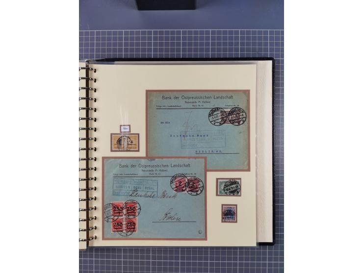 1875/45, umfangreiche Sammlung mit einigen hundert Briefen, Karten und Ganzsachen sowie einigen Briefstücken und losen Marken