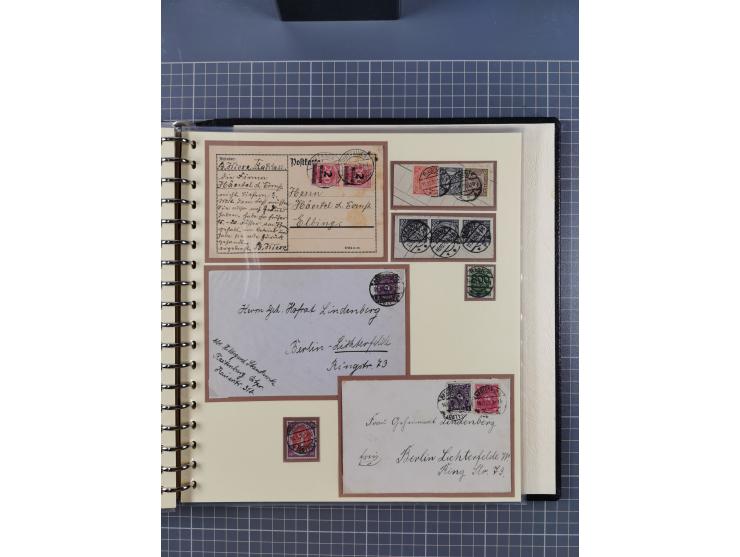 1875/45, umfangreiche Sammlung mit einigen hundert Briefen, Karten und Ganzsachen sowie einigen Briefstücken und losen Marken