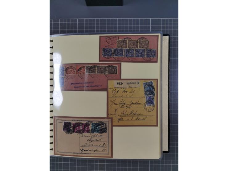 1875/45, umfangreiche Sammlung mit einigen hundert Briefen, Karten und Ganzsachen sowie einigen Briefstücken und losen Marken