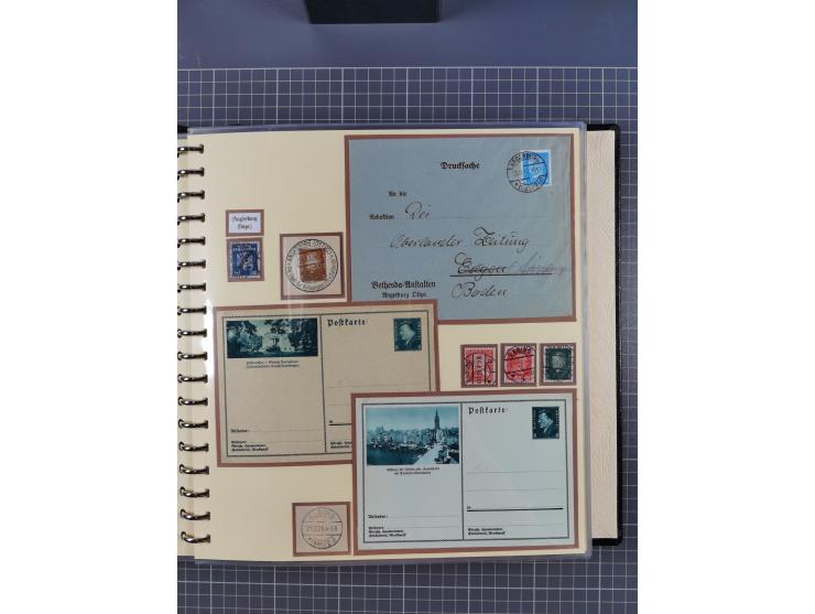 1875/45, umfangreiche Sammlung mit einigen hundert Briefen, Karten und Ganzsachen sowie einigen Briefstücken und losen Marken