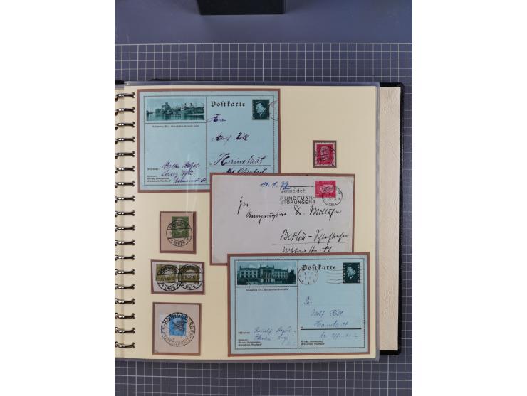 1875/45, umfangreiche Sammlung mit einigen hundert Briefen, Karten und Ganzsachen sowie einigen Briefstücken und losen Marken