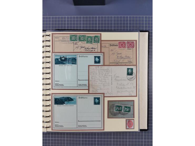 1875/45, umfangreiche Sammlung mit einigen hundert Briefen, Karten und Ganzsachen sowie einigen Briefstücken und losen Marken
