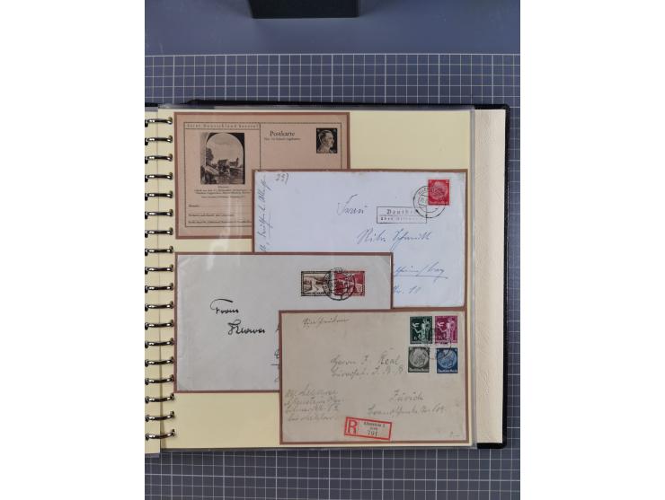 1875/45, umfangreiche Sammlung mit einigen hundert Briefen, Karten und Ganzsachen sowie einigen Briefstücken und losen Marken