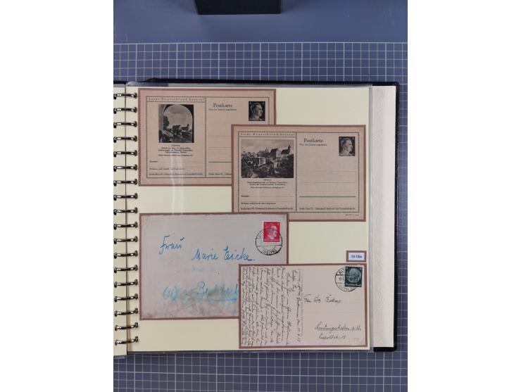 1875/45, umfangreiche Sammlung mit einigen hundert Briefen, Karten und Ganzsachen sowie einigen Briefstücken und losen Marken