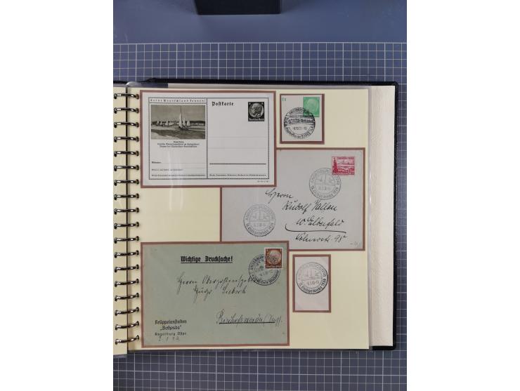 1875/45, umfangreiche Sammlung mit einigen hundert Briefen, Karten und Ganzsachen sowie einigen Briefstücken und losen Marken