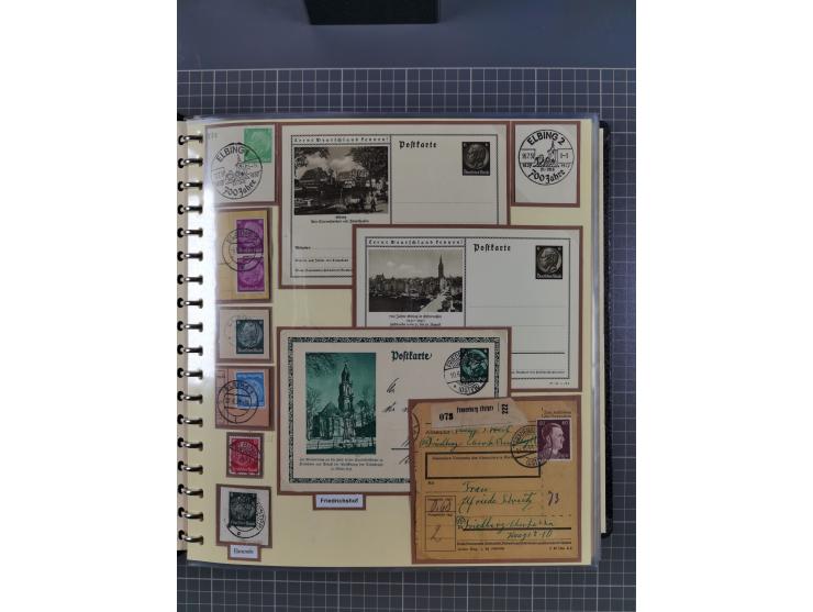 1875/45, umfangreiche Sammlung mit einigen hundert Briefen, Karten und Ganzsachen sowie einigen Briefstücken und losen Marken