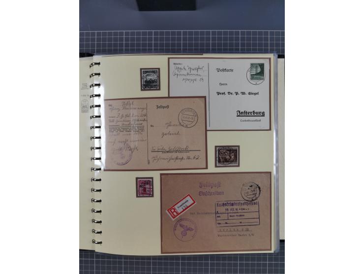 1875/45, umfangreiche Sammlung mit einigen hundert Briefen, Karten und Ganzsachen sowie einigen Briefstücken und losen Marken