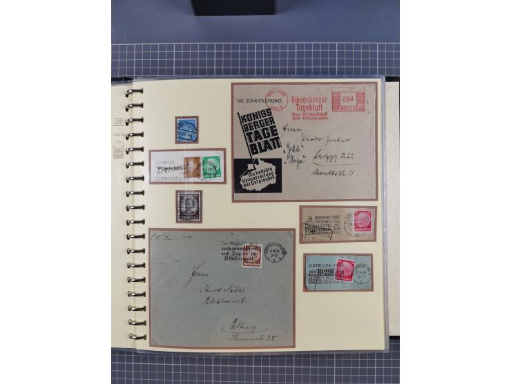 1875/45, umfangreiche Sammlung mit einigen hundert Briefen, Karten und Ganzsachen sowie einigen Briefstücken und losen Marken