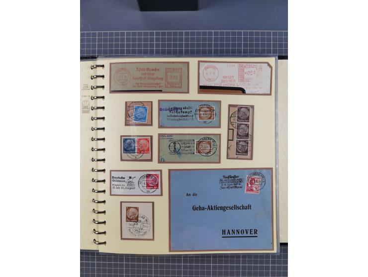 1875/45, umfangreiche Sammlung mit einigen hundert Briefen, Karten und Ganzsachen sowie einigen Briefstücken und losen Marken